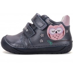 Pantofi fete barefoot din piele DDStep S070-62659A