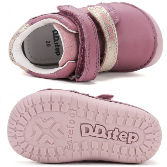 Pantofi fete barefoot din piele DDStep S070-62659B
