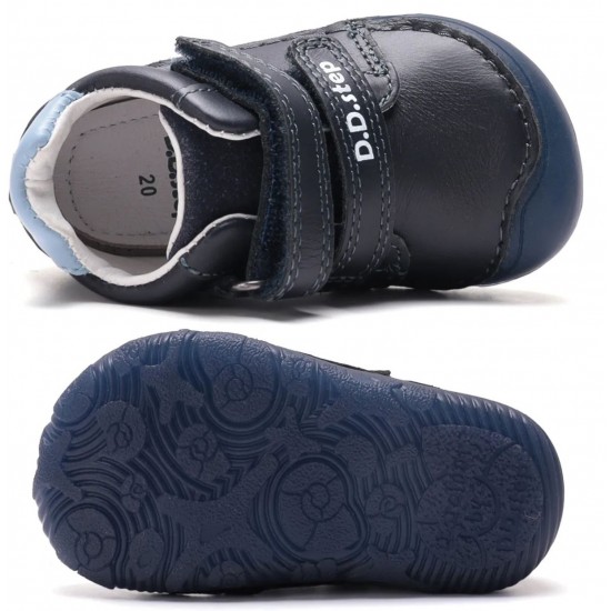 Pantofi baieti barefoot din piele DDStep S073-62313A
