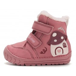 Ghete de iarna fete din piele imblanite DD Step W029-62116B