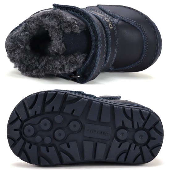 Ghete imblanite baieti din piele DDStep W029-62556