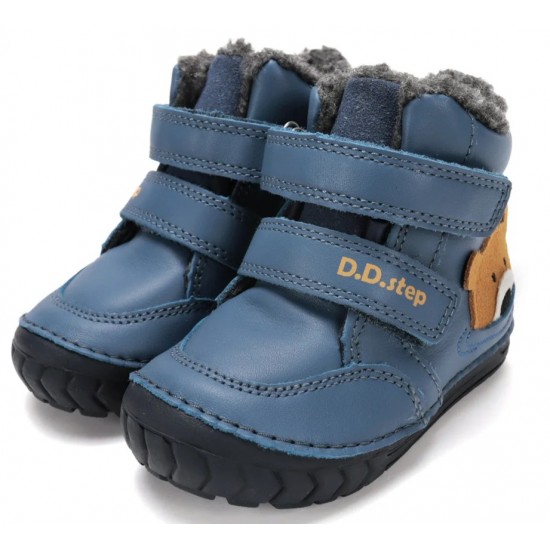 Ghete imblanite baieti din piele DDStep W029-62556A