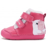 Ghete de iarna fete din piele imblanite DD Step W066-62479F