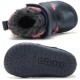 Ghete de iarna fete din piele imblanite Barefoot DD Step W070-62495D