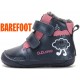 Ghete de iarna fete din piele imblanite Barefoot DD Step W070-62495D