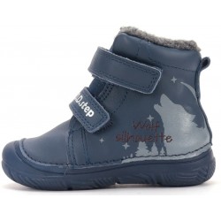 Ghete imblanite baieti din piele DDStep W082-62555A