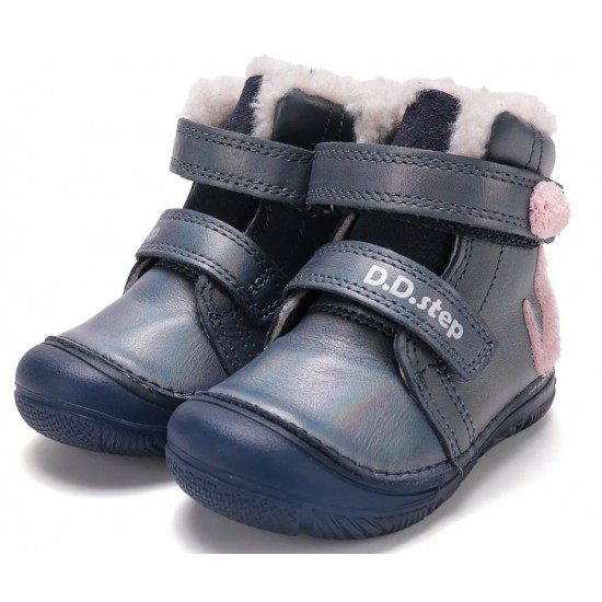 Ghete imblanite fete din piele DDStep W082-62935