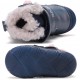 Ghete imblanite fete din piele DDStep W082-62935