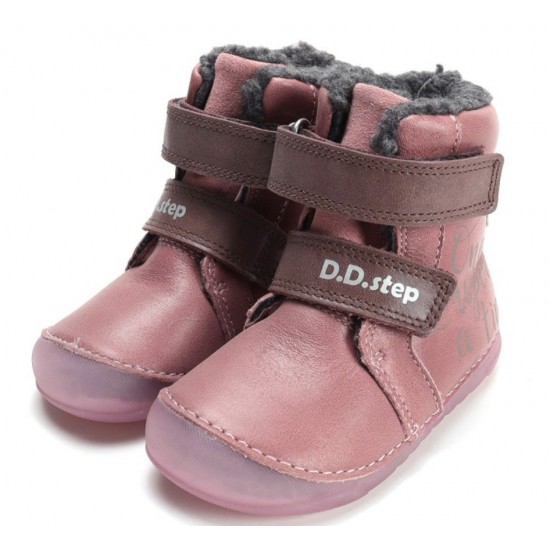 Ghete imblanite fete din piele DDStep W108-62537BL