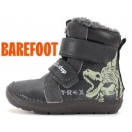 Ghete baieti imblanite Barefoot din piele DDStep W116-62759B