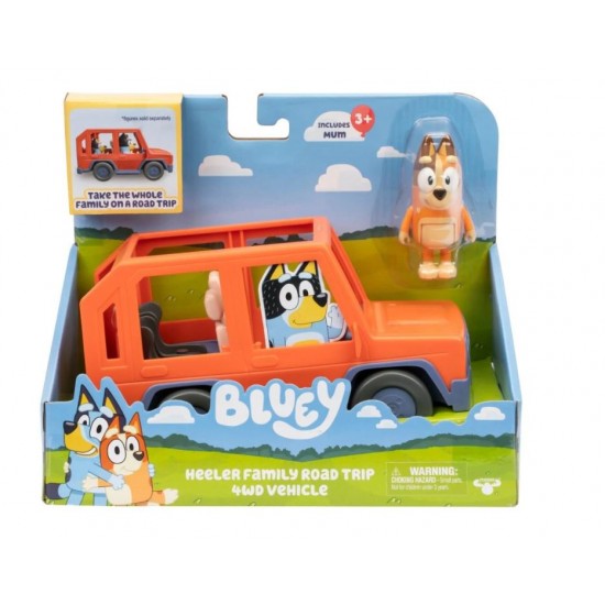 Bluey masina si figurina Heeler Moose 17661