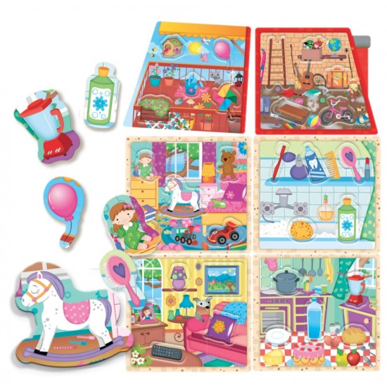 Puzzle Montessori casuta mea 30 piese 20836