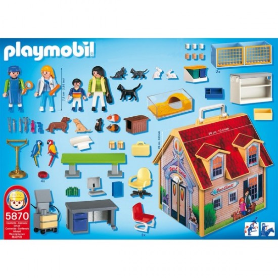 Playmobil clinica veterinara 5870