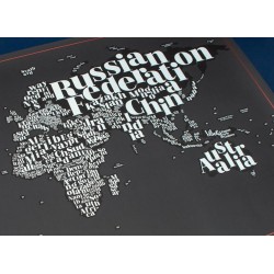 Harta razuibila Typogeography  Originala Luckies 594318