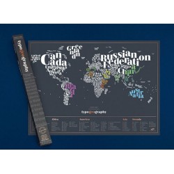 Harta razuibila Typogeography  Originala Luckies 594318
