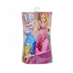 Papusa Aurora cu 2 rochite Hasbro E0285