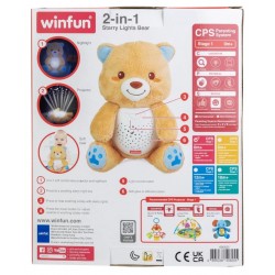 Proiector si lampa de veghe ursulet Winfun win000825