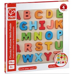 Hape puzzle din lemn alfabetul E1551