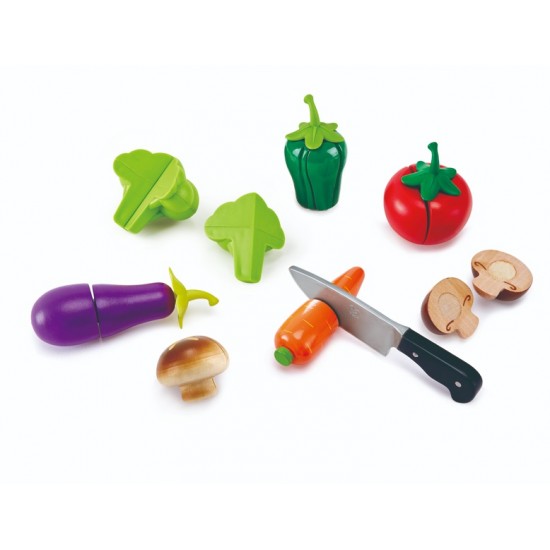 Hape set din lemn legumele din gradina E3161