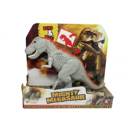 Dinozaur cu sunete si lumini T-Rex 30cm Dragon I 80076