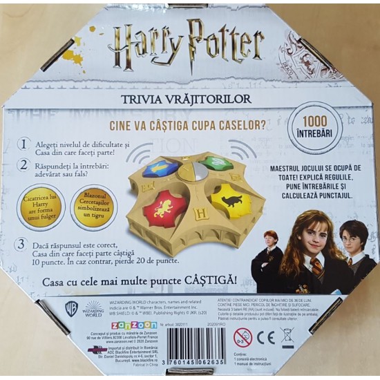 Joc Trivia Vrajitorilor Harry Potter 3820111 in limba romana