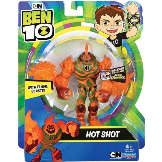 Ben10 figurina Hot Shot 76100-76137