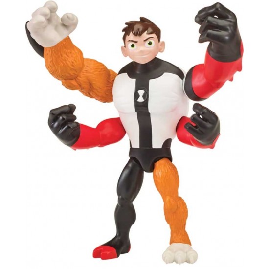 Ben10 figurina Omni-Glitch Heroes Ben-Four Arms-Rath 76100-76141