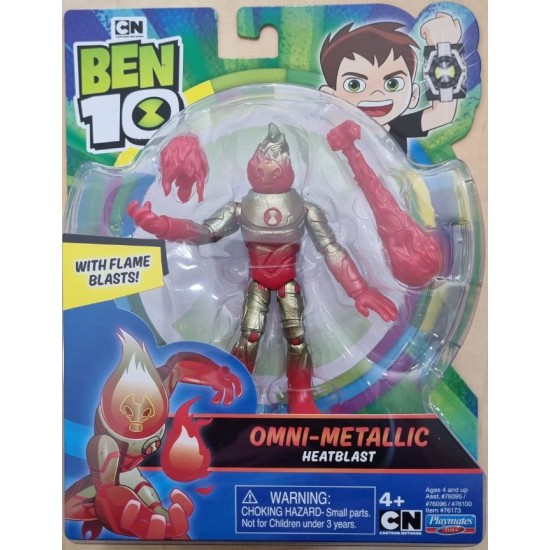 Ben10 figurina Omni Metallic Heatblast 76100-76173
