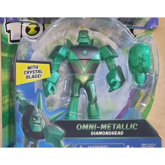 Ben10 figurina Omni-Metallic Diamondhead 76100-76175