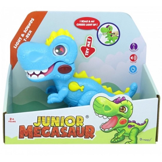 Jucarie interactiva dinozaur junior cu lumini si sunete Dragon-I 16961