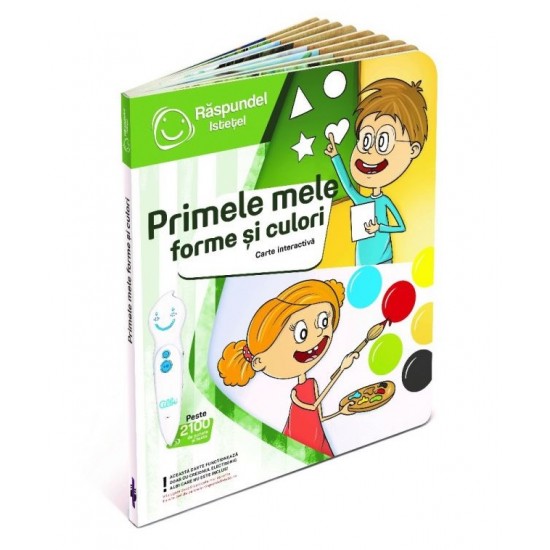 Raspundel istetel pachet creion si carte Primele mele forme si culori 22514a