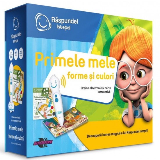 Raspundel istetel pachet creion si carte Primele mele forme si culori 22514