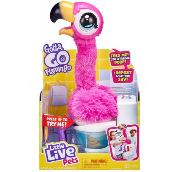 Jucarie interactiva Little Live Pets Gotta Go Flamingo Moose 26222