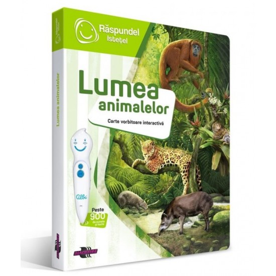 Raspundel istetel pachet creion si carte Lumea animalelor 69366