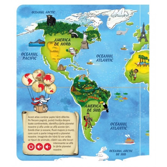 Raspundel istetel carte Atlasul lumii 69369