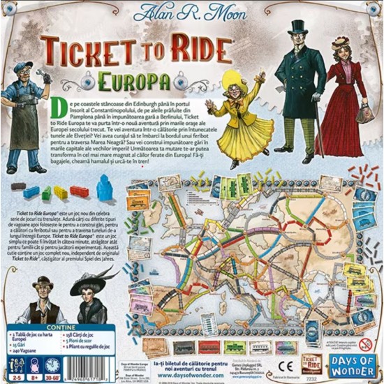 Joc Ticket to Ride Europa 721802