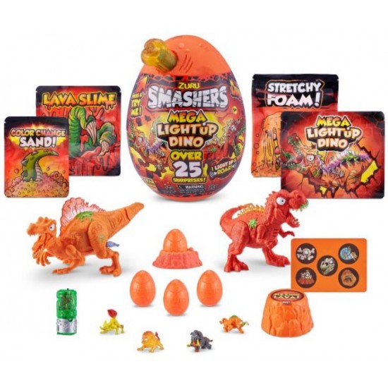 Smashers Ou surpriza Mega Dino cu lumini Zuru 7474