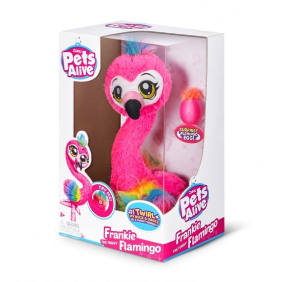 Jucarie de plus interactiva Frankie flamingo dansator Zuru 9522