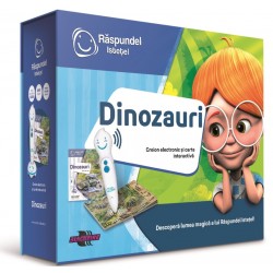 Raspundel istetel pachet creion si carte Dinozauri 97110