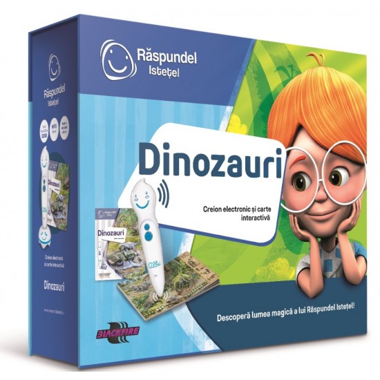 Raspundel istetel pachet creion si carte Dinozauri 97110