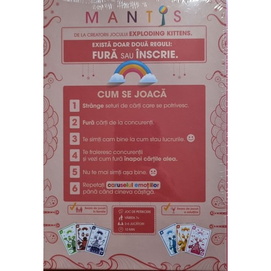 Joc de societate Mantis in limba romana 202211