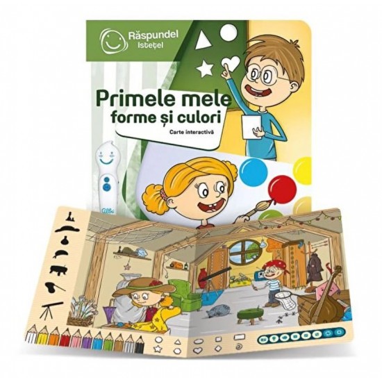Raspundel istetel carte Primele mele forme si culori 19586