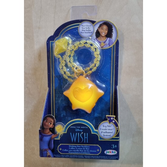 Disney Wish colier in forma de stea cu sunete si lumini Jakks Pacific 230044