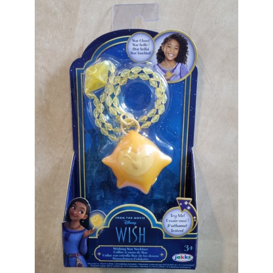 Disney Wish colier in forma de stea cu sunete si lumini Jakks Pacific 230044