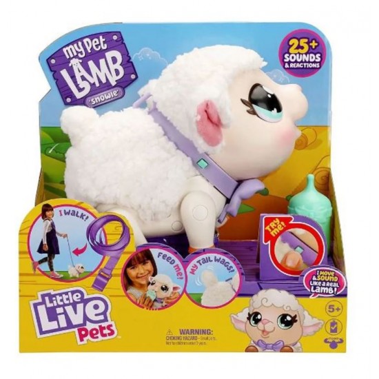 Jucarie interactiva Little Live Pets Mielul Snowie Moose 26476