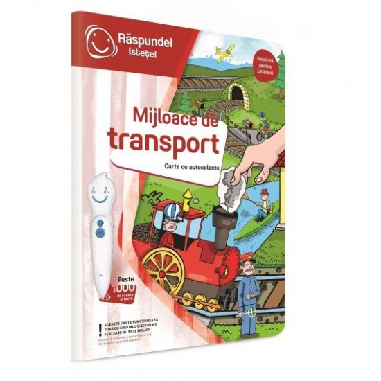 Raspundel istetel carte cu autocolante Mijloace de transport 63121