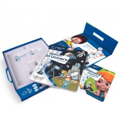 Raspundel istetel pachet creion si carte Calatorie in Univers 86331