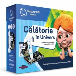 Raspundel istetel pachet creion si carte Calatorie in Univers 86331