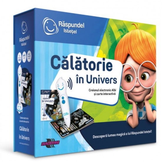 Raspundel istetel pachet creion si carte Calatorie in Univers 86331
