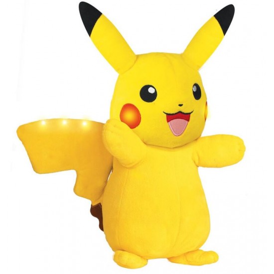 Pokemon figurina de plus cu functii Power Action 30cm Pikachu Jazwares 97834